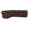 Hyde Park Power Reclining Sectional (Banner Mahogany)