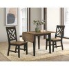 Harper Drop Leaf Dining Room Set w/ Lattice Back Chairs