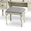 Highland Park Vanity Bench (Cathedral White)