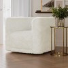 Huggy Swivel Accent Chair (Natural)