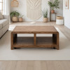 Haven Bourbon Oak Occasional Table Set