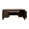 Haven Bourbon Oak 66-inch Executive Desk