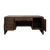 Haven Bourbon Oak 66-inch Executive Desk