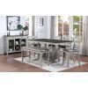 Hyland Counter Height Dining Room Set w/ Bench