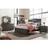 Oxford Sleigh Bedroom Set (Peppercorn)