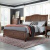Oxford Sleigh Bed (Whiskey Brown)