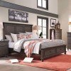 Oxford Panel Storage Bed (Peppercorn)