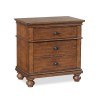 Oxford Two Drawer Nightstand (Whiskey Brown)