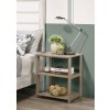 Cessna 3-Tier Nightstand (Taupe)