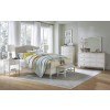 Charlotte Sleigh Bedroom Set (White)