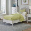 Charlotte Youth Sleigh Bed (White)