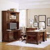 Hawthorne 66 Inch Curved Executive Home Office Set