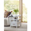 Alexander White Chairside Table