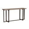 Zander Sofa Table w/ Dual Metal Base (Ancient Stone)