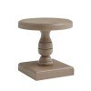Hermosa Round End Table (Ancient Stone)
