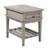 Reeds Farm Chairside Table (Weathered Grey)
