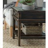 Reeds Farm End Table (Weathered Black)