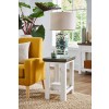 Mesa Chairside Table (Antique White)