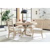 Maddox Round Dining Room Set w/ Upholstered Chairs