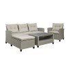 Boardwalk 4-Piece Outdoor Sectional Seating Set