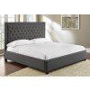 Isadora Upholstered Bed (Gray)