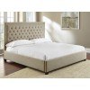 Isadora Upholstered Bed (Sand)