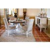 Rock Valley Round Dining Room Set w/ Upholstered Chairs