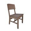 Sahara Wood Seat Chair (Set of 2)