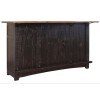 Pueblo Home Bar Set (Brown/ Black)