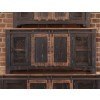 Pueblo Home Bar Set (Brown/ Black)