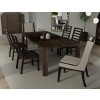 Balam Stained Black Rectangular Dining Room Set