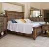 Stone Brown Panel Bed