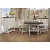 Stone Counter Height Square Dining Room Set