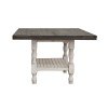 Stone Counter Height Square Dining Table