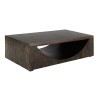 Dark Mezquite Wooden Cocktail Table