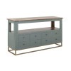 Timber 8-Drawer Sofa Table