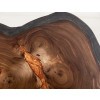 Parota Epoxy Orange Live Edge Occasional Table Set