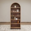 Natural Parota 6 Shelf Bookcase