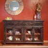 Vintage Console w/ Doors and Drawers (Antique Black)