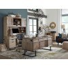 Harper Point 66 Inch Executive Home Office Set (Bleached Khaki)
