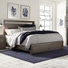 Modern Loft Panel Bed (Greystone)