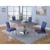 Isabel Dining Room Set w/ Molly Blue Motion Back Chairs