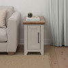 Ithaca Sandstone and Bourbon Chairside Table