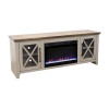 Ithaca Sandstone and Bourbon 66-inch Fireplace Console