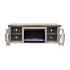 Ithaca Sandstone and Bourbon 66-inch Fireplace Console