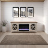 Ithaca Sandstone and Bourbon 66-inch Fireplace Console