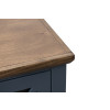 Ithaca Blue Denim and Bourbon 83-inch Fireplace Console
