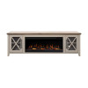 Ithaca Sandstone and Bourbon 83-inch Fireplace Console