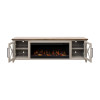 Ithaca Sandstone and Bourbon 83-inch Fireplace Console
