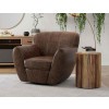 Tamesis Swivel Accent Chair (Hickory)